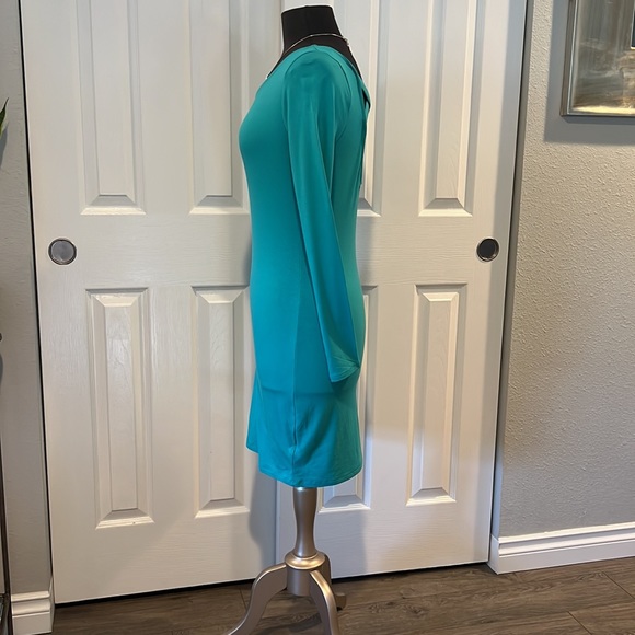 Forever 21 color is Aqua, dress size L - Picture 2 of 6